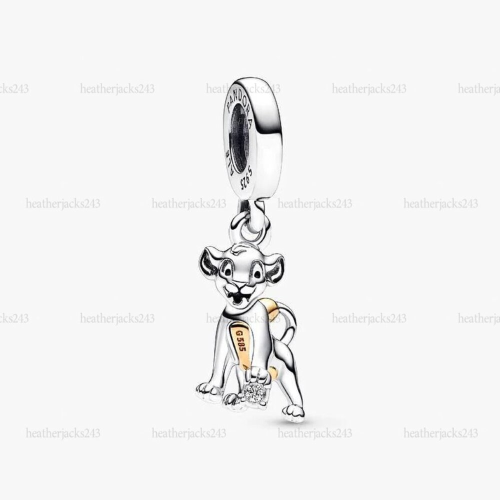 Pandora Disney 100th Anniversary Simba Lab-created Diamond Charm
